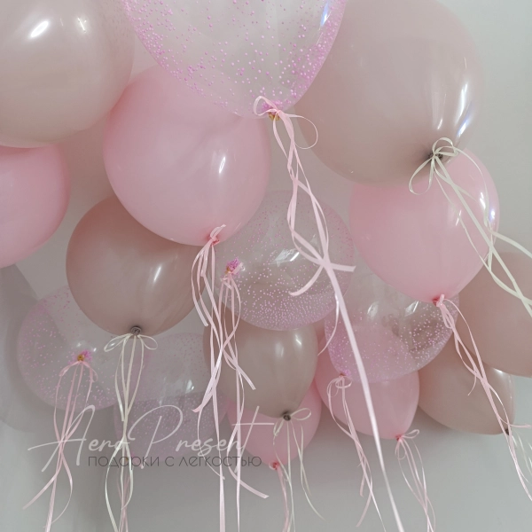 Набор шаров на выписку "Розовое чудо"